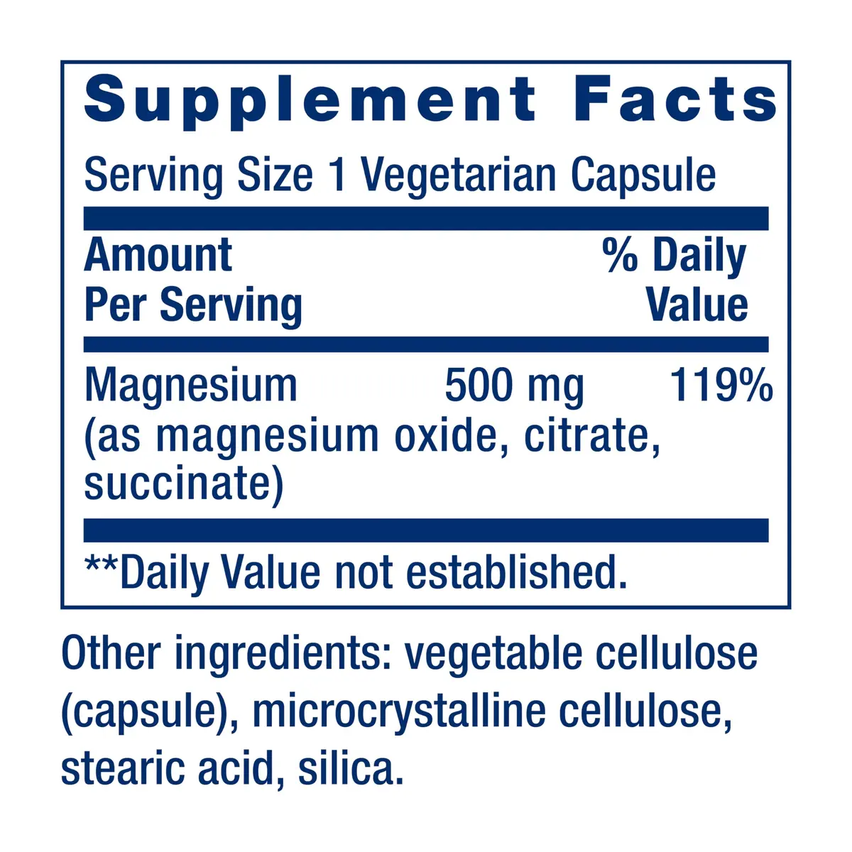 Life Extension Magnesium Caps, 500 mg | Supports Heart, Bones & Brain - view 3