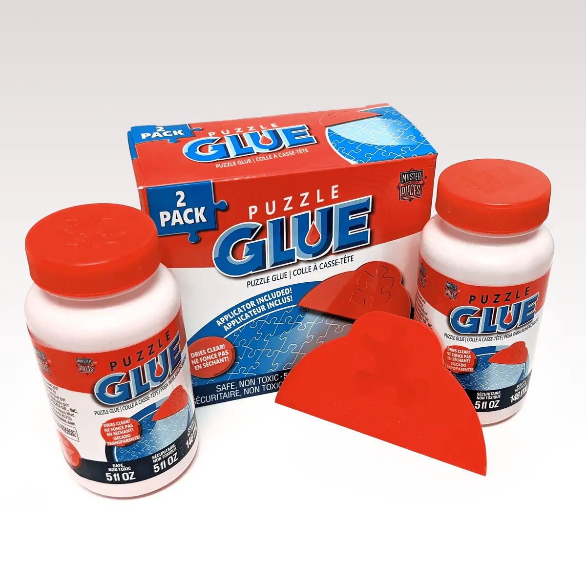 MasterPieces Clear Puzzle Glue 2 Pack 10 fl oz (295 ml) | USA-Imported Adhesive for Jigsaw Puzzles - view 8