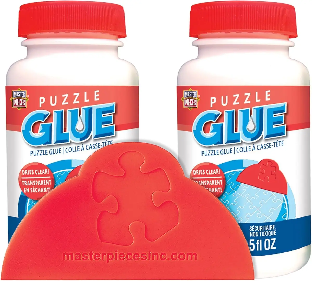 MasterPieces Clear Puzzle Glue 2 Pack 10 fl oz (295 ml) | USA-Imported Adhesive for Jigsaw Puzzles - view 9