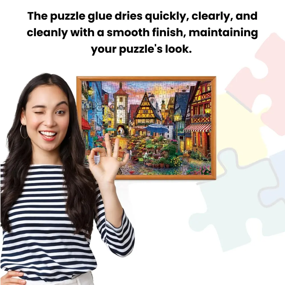 MasterPieces Clear Puzzle Glue 2 Pack 10 fl oz (295 ml) | USA-Imported Adhesive for Jigsaw Puzzles - view 4