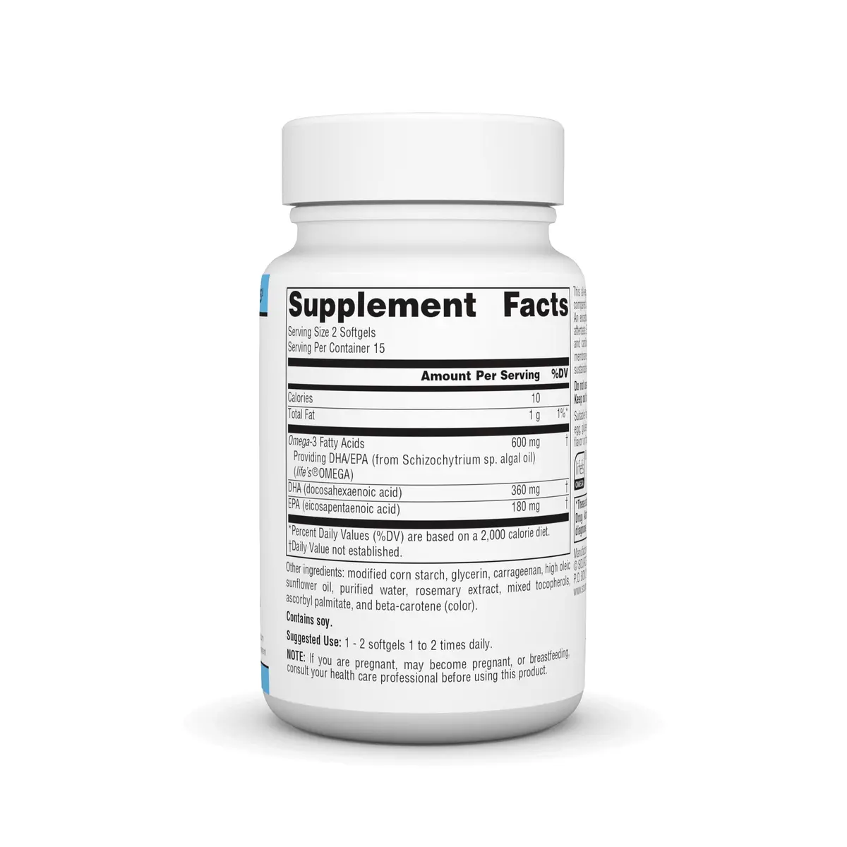 Source Naturals Vegan Omega-3s 300 mg | Vegetarian Fish Oil Alternative (70-120 chars) - view 3