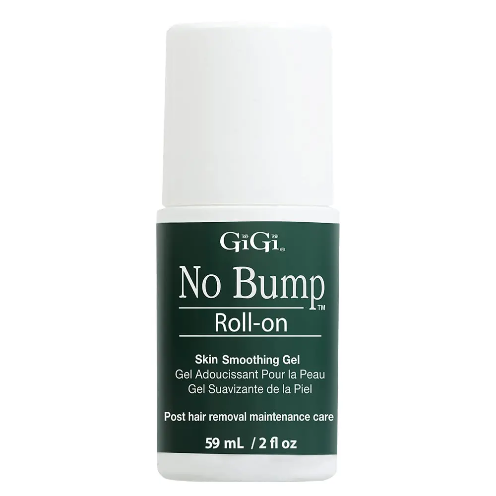 GIGI No Bump Roll-On – Ingrown Hair Treatment & Razor Bumps Remover for Women, Exfoliating BHA Salicylic Acid Skin Smoothing Gel Roller, Post Wax Care, 2 fl oz - main product image