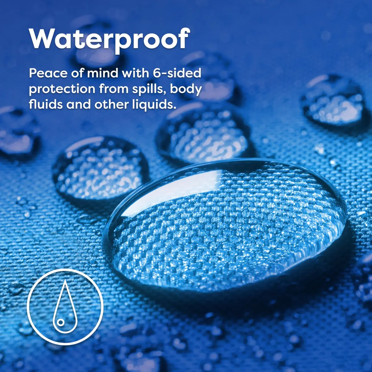 Hospitology Products Zippered Pillow Encasement King Size 91cm (36") x 51cm (20") | Hypoallergenic Waterproof Pillow Protector Set of 2 - view 5