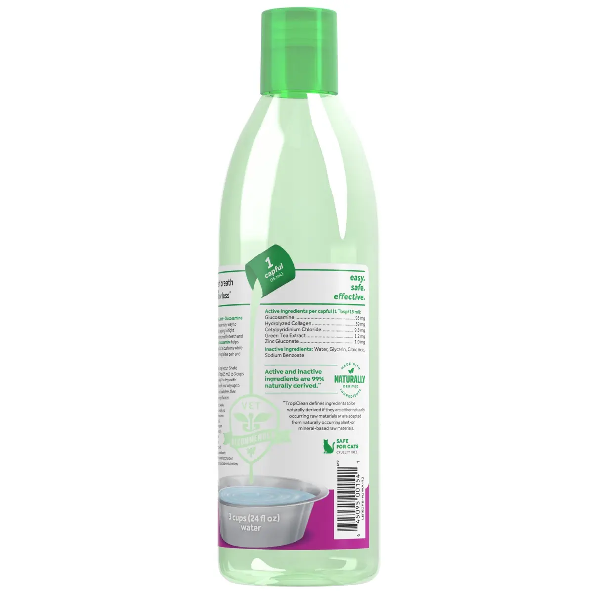 TropiClean Fresh Breath Water Additive for Hip & Joint Support 473ml (16 Fl Oz) | VOHC Accepted Dental Care - view 8