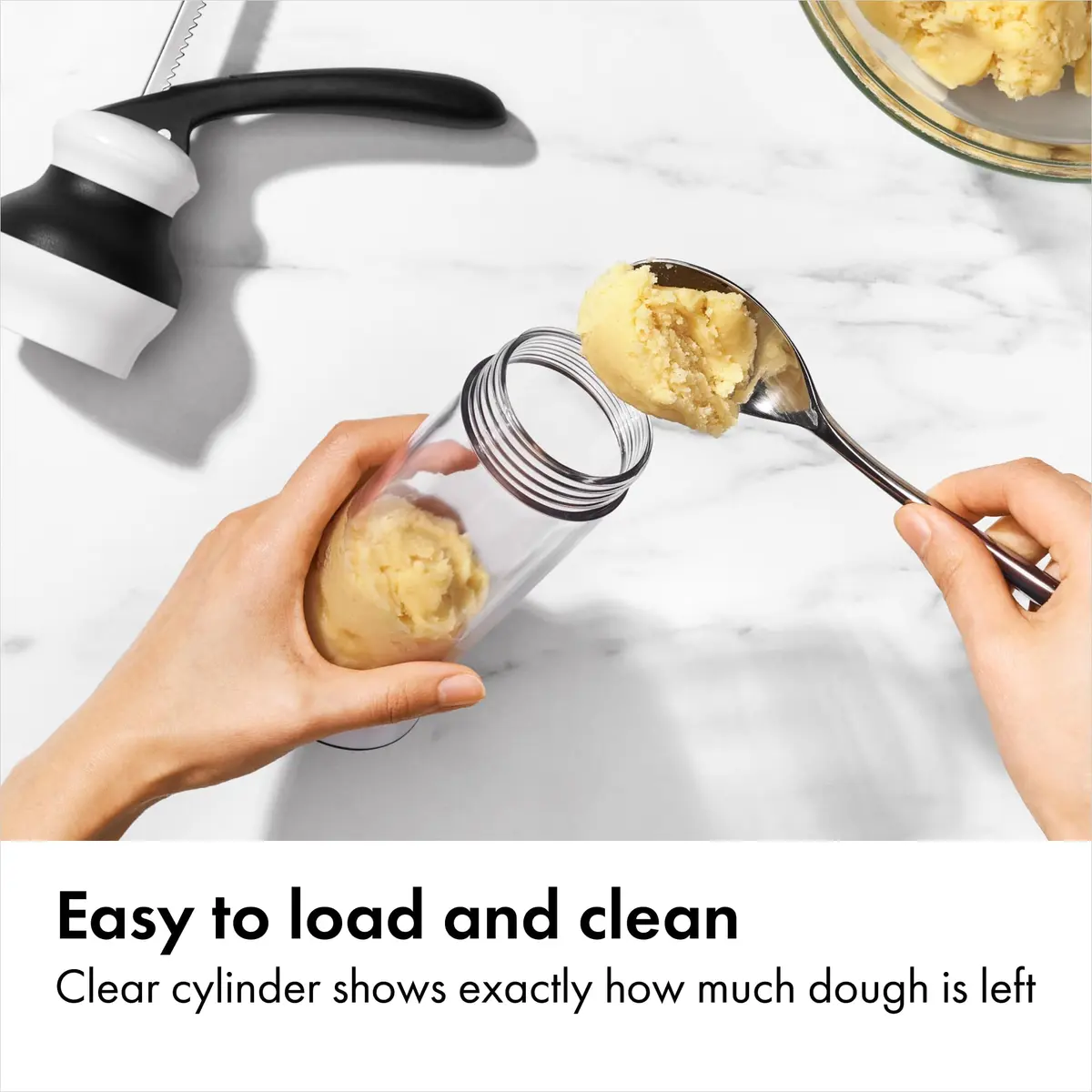 OXO Good Grips 14-Piece Cookie Press Set | Non-Slip Base & 12 Stainless Steel Disks (100) - view 5