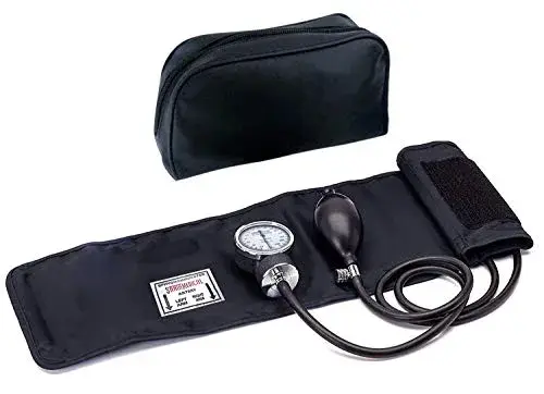 Santamedical Adult Deluxe Aneroid Sphygmomanometer Black | Accurate BP Readings for Confidence - view 2