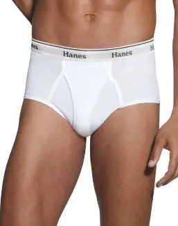 Hanes Ultimate Men's 3-Pack Full-Cut Briefs, White, 4X-Large | Ultra Soft Cotton & Comfort Flex Waistband - view 3