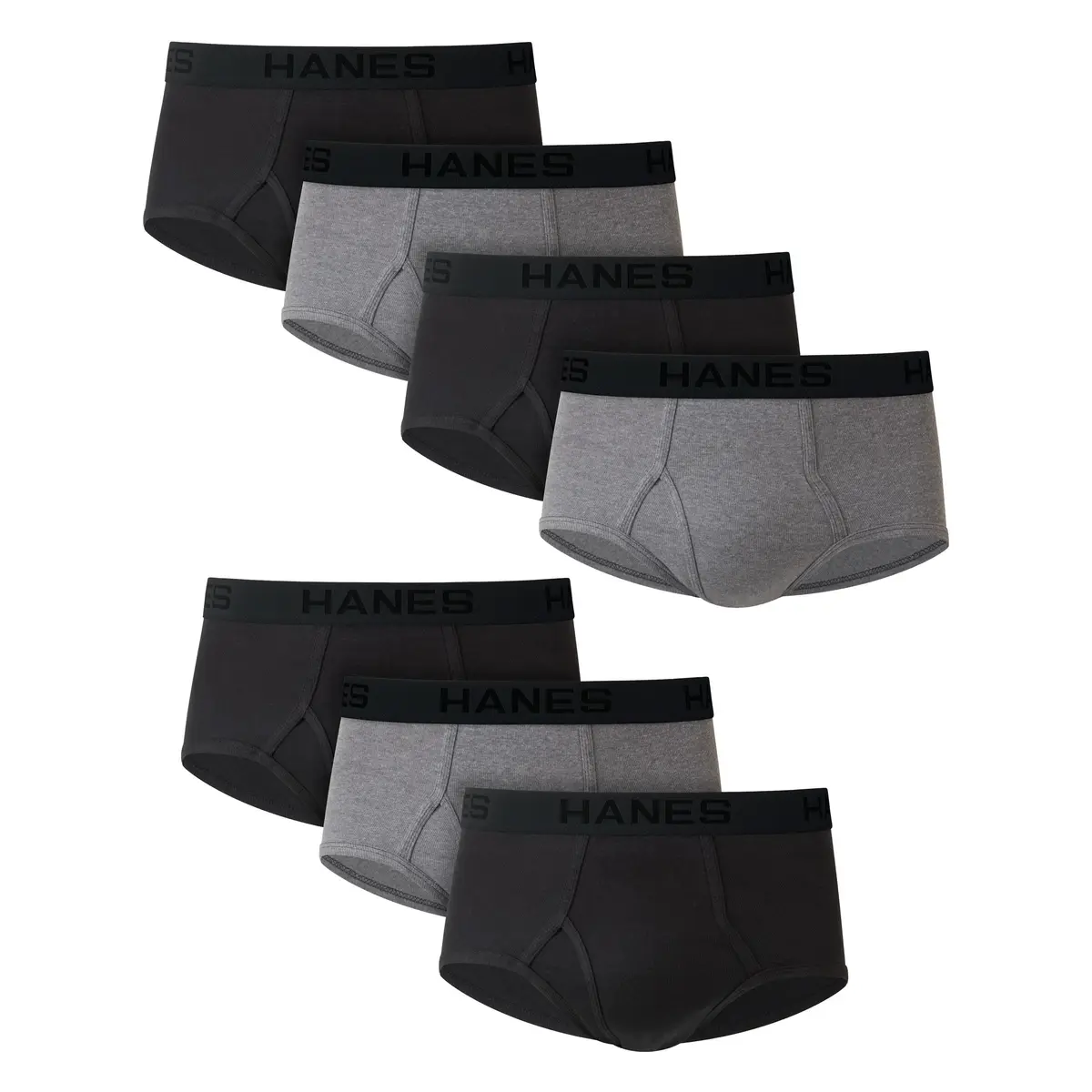 Hanes mens Tagless Briefs 7-pack | Moisture Wicking Cotton Underwear for Men - main product image