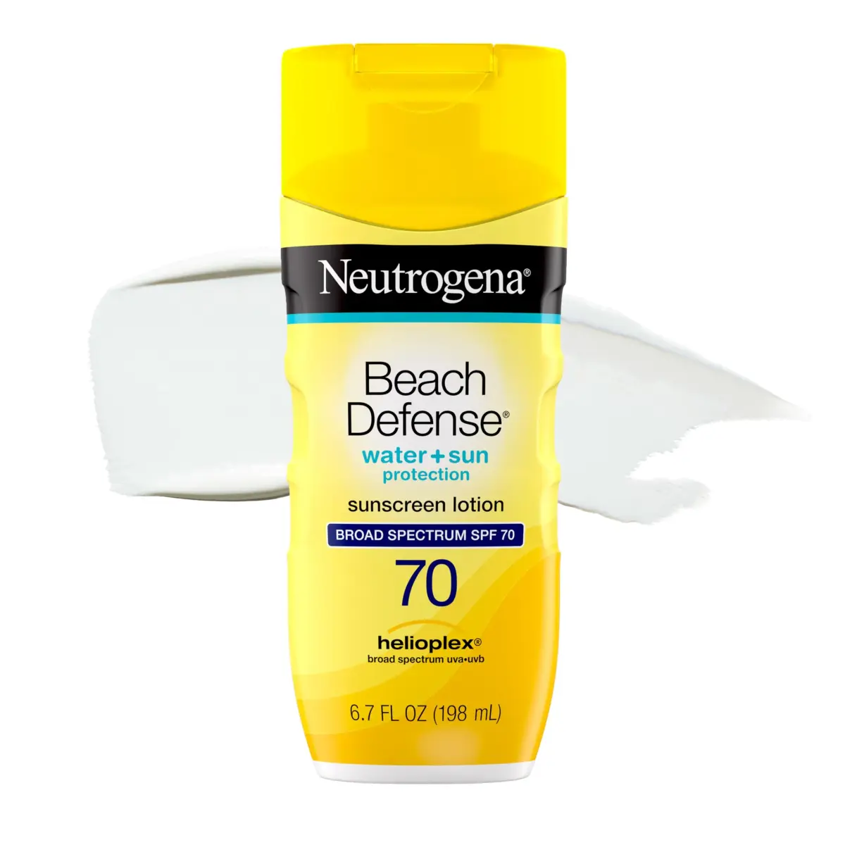 Neutrogena Beach Defense Sunscreen Lotion SPF 70 198ml (6.7 Fl Oz) | Broad Spectrum UVA/UVB Protection - main product image