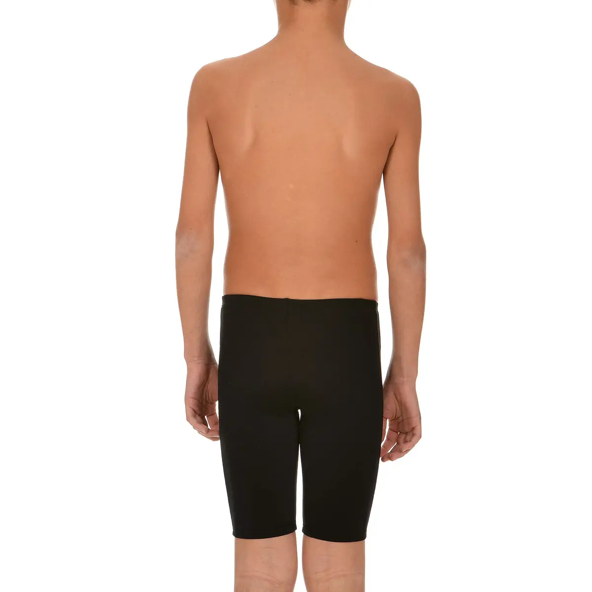 ARENA Boy's Board Swim Jammer MaxLife Knee-Length Swimsuit Black/Metallic Silver | Chlorine & UV Resistant (70-120 chars) - view 4