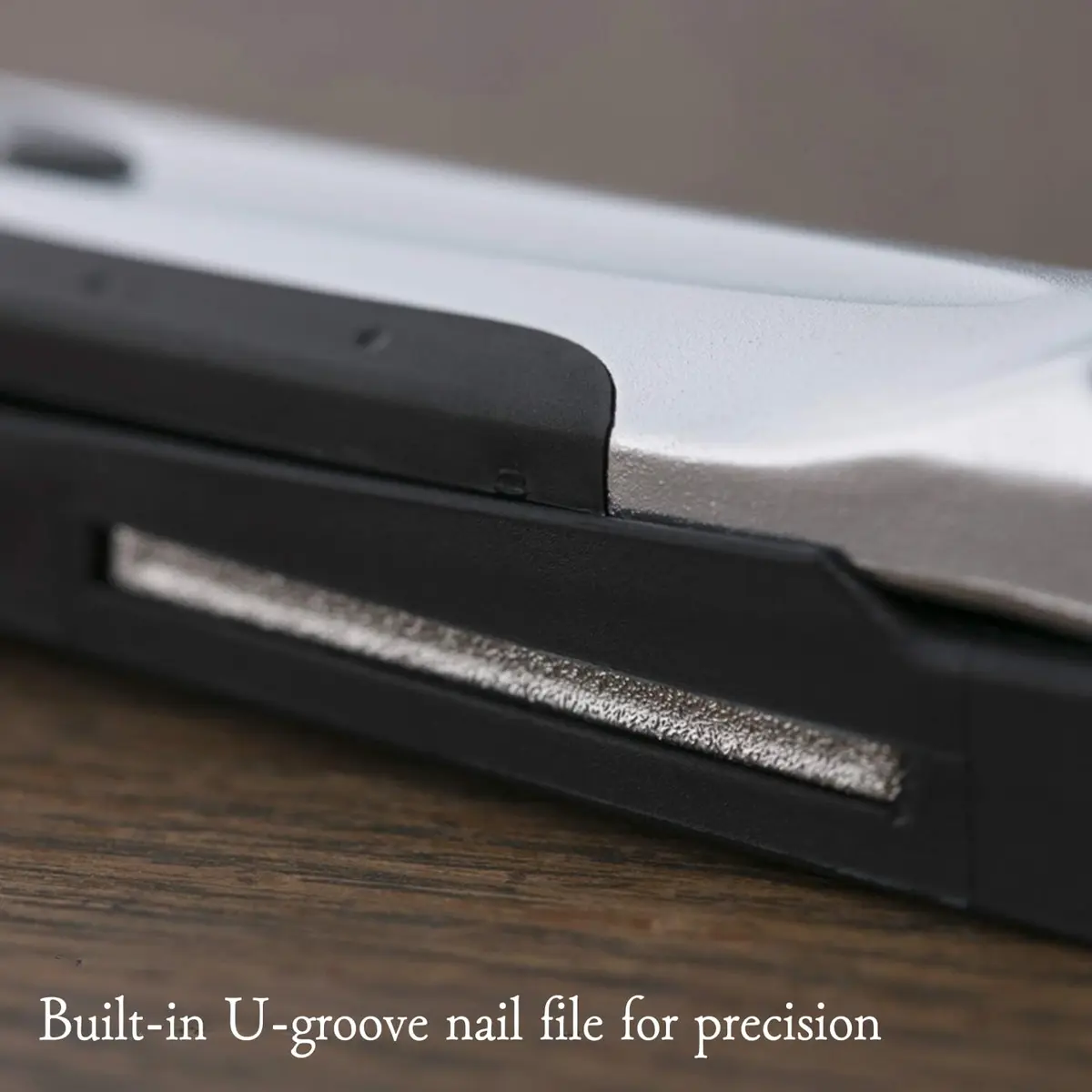 KAI Japanese Nail Clippers with Side Nail File | Made in Japan, Stainless Steel, Heavyweight - view 6