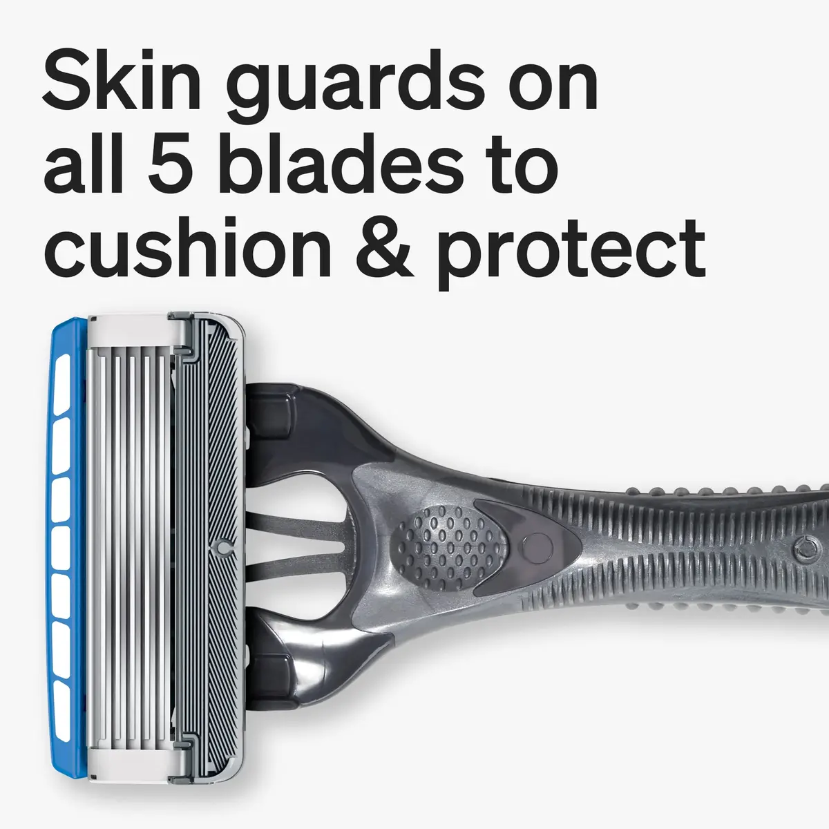 Schick Hydro Sensitive 5-Blade Disposable Razors for Men, 3ct | Hydrating, Less Irritation, Flip Trimmer - view 3