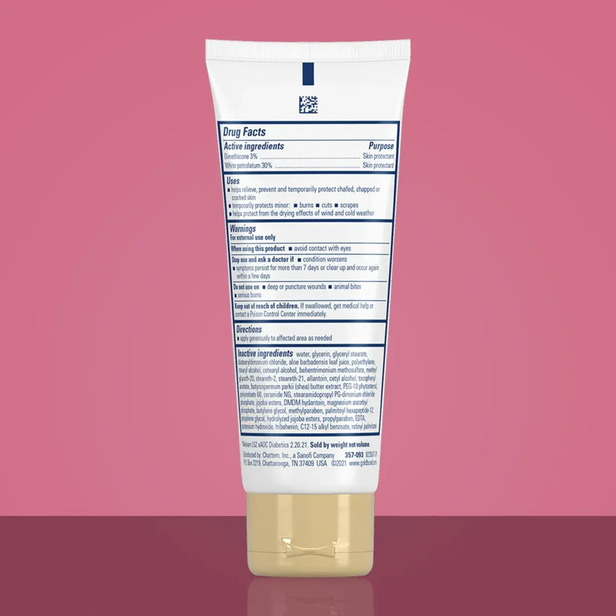 Gold Bond Diabetic Foot Cream 96.4g (3.4 Oz) | Medicated Skin Protectant for Dry Feet - view 2