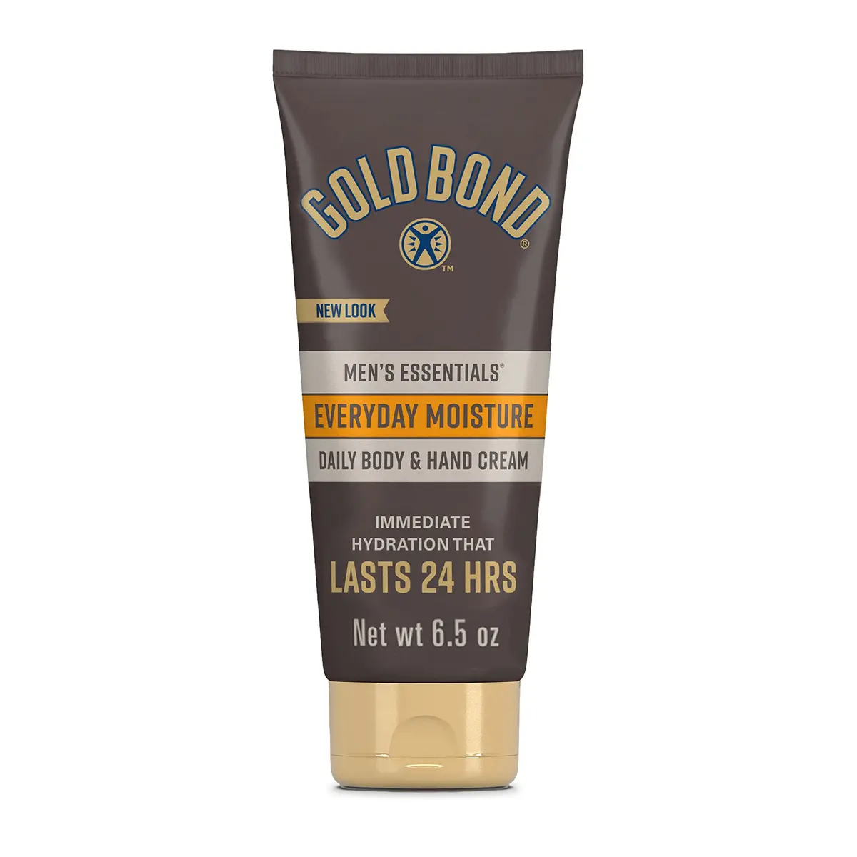 Gold Bond Men's Essentials 6.5 oz Moisture Body & Hand Cream | Hydrates Dry Skin, Dermatologist-Tested - main product image