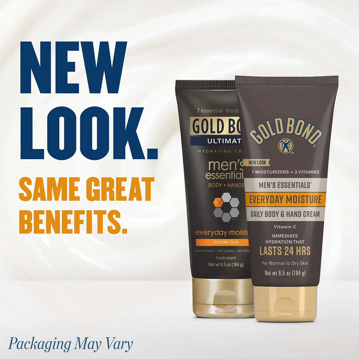 Gold Bond Men's Essentials 6.5 oz Moisture Body & Hand Cream | Hydrates Dry Skin, Dermatologist-Tested - view 2