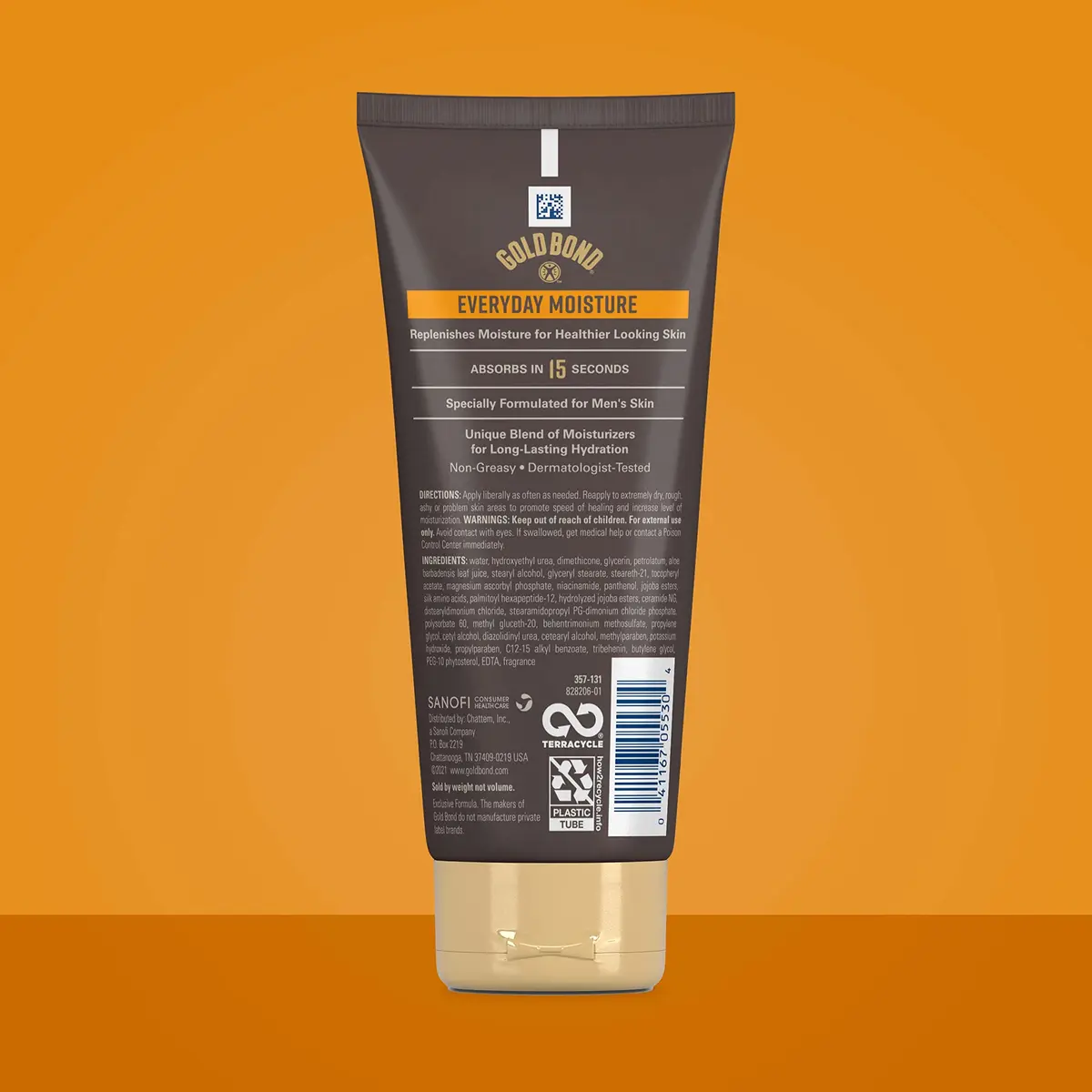 Gold Bond Men's Essentials 6.5 oz Moisture Body & Hand Cream | Hydrates Dry Skin, Dermatologist-Tested - view 3