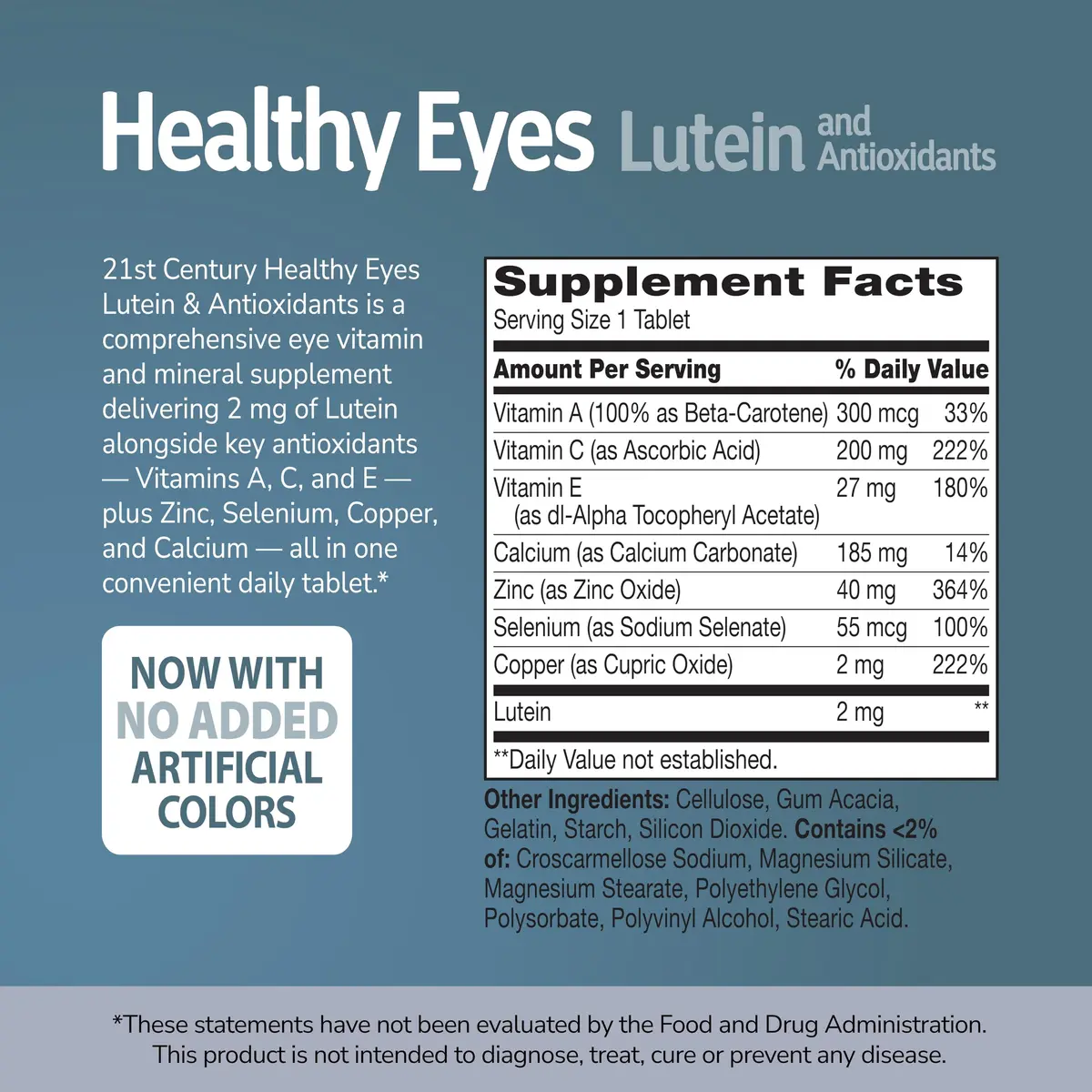 21st Century Healthy Eyes with Lutein 60 Tablets | Vision Support for Screen Time & Aging Eyes - view 2