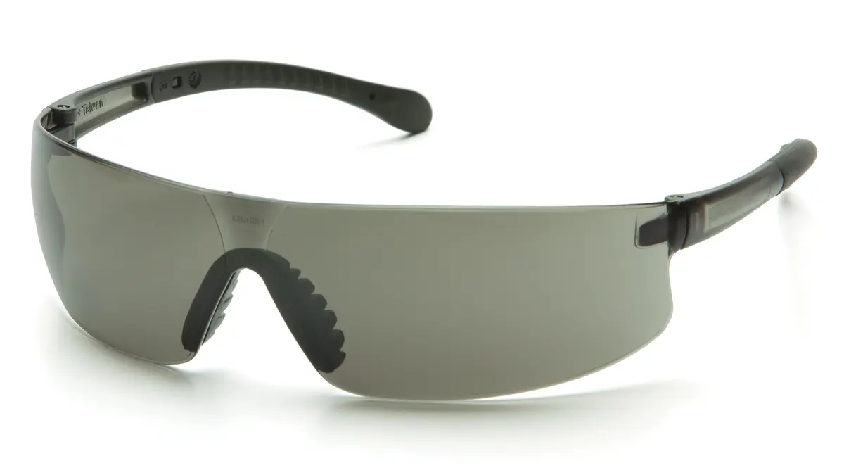 Pyramex Safety-S7220S Provoq Eyewear, Gray Temples, Gray Lens | Impact-Resistant Polycarbonate Safety Glasses - main product image