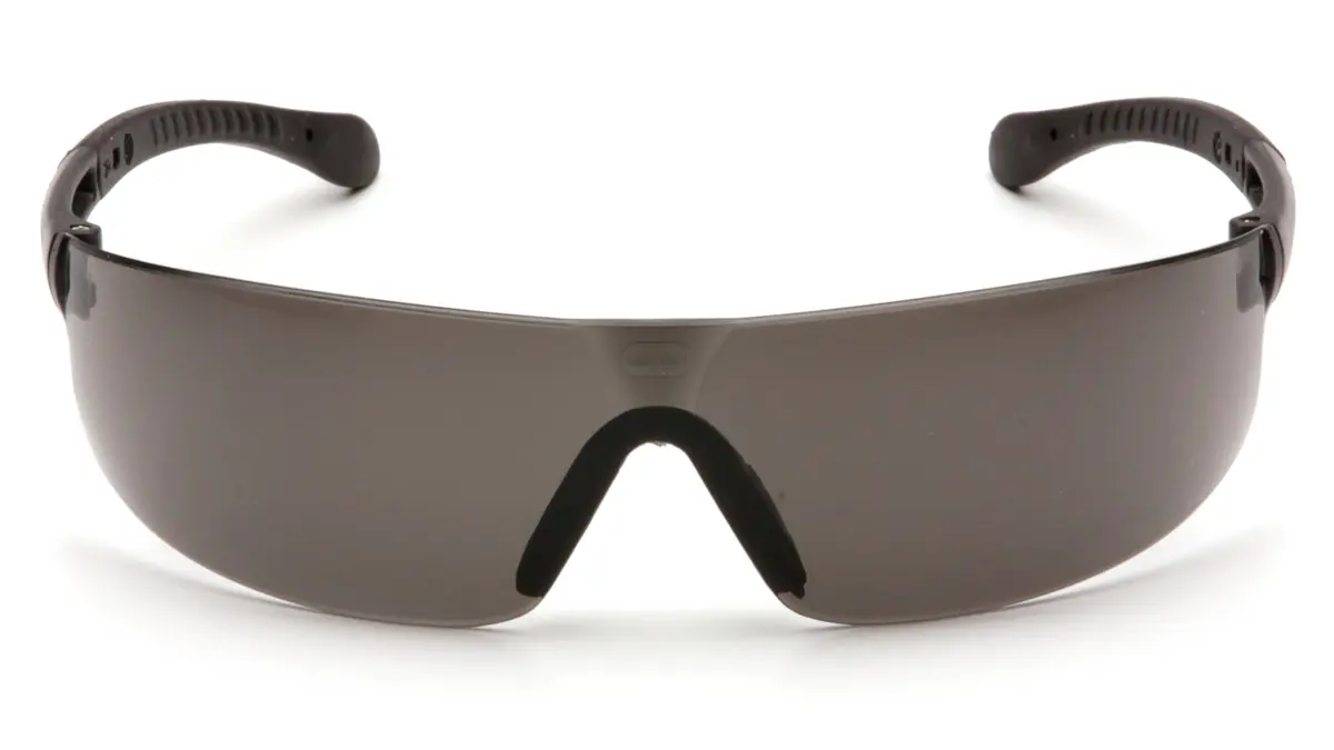 Pyramex Safety-S7220S Provoq Eyewear, Gray Temples, Gray Lens | Impact-Resistant Polycarbonate Safety Glasses - view 3