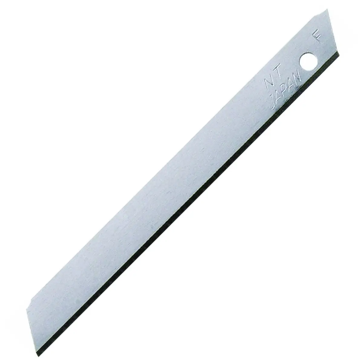 NT Cutter 9mm Solid Blades without Snap-Off Lines, 400-Blade Pack, 3.15 inches (80 mm) | Professional Carbon Tool Steel - main product image
