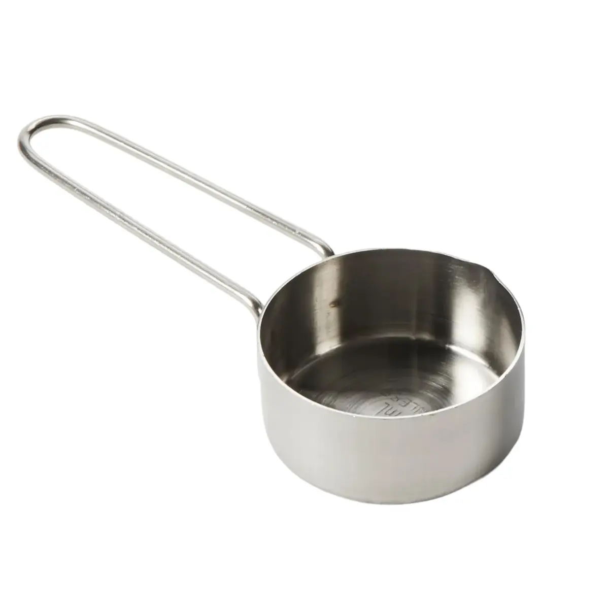 American Metalcraft 1/4 Stainless Steel Measuring Cup (7.4ml / 0.25 Fl Oz) | Precise Baking & Cooking - main product image