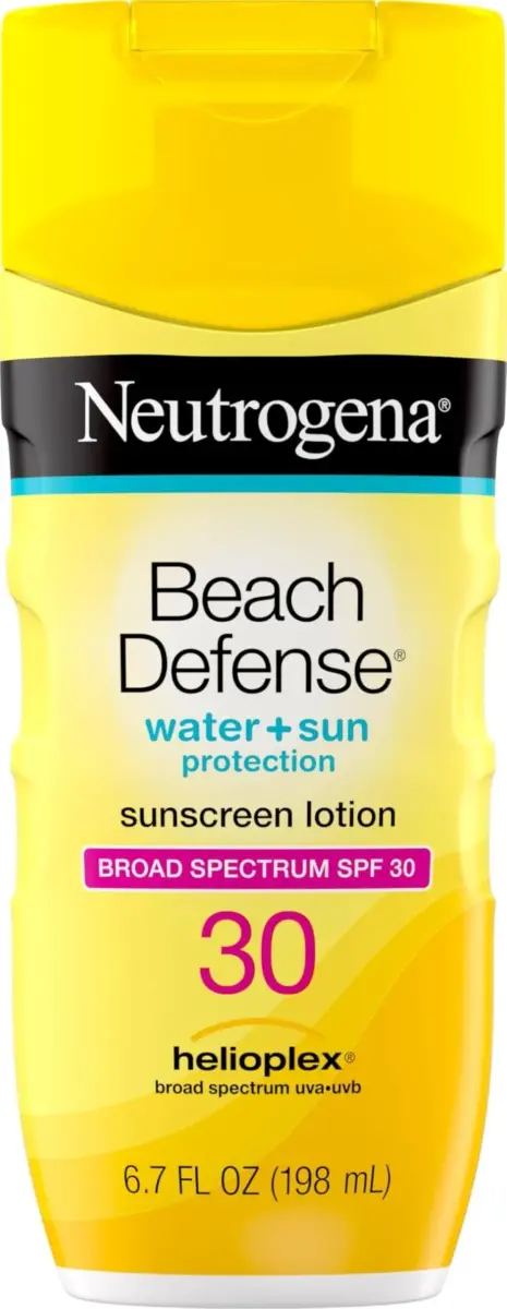 Neutrogena Beach Defense Sunscreen Lotion SPF 30, 200ml (6.7 Fl Oz) | Broad Spectrum UVA/UVB Protection - main product image