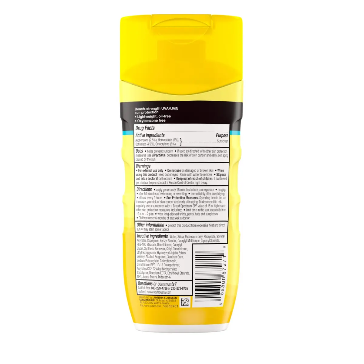 Neutrogena Beach Defense Sunscreen Lotion SPF 30, 200ml (6.7 Fl Oz) | Broad Spectrum UVA/UVB Protection - view 9