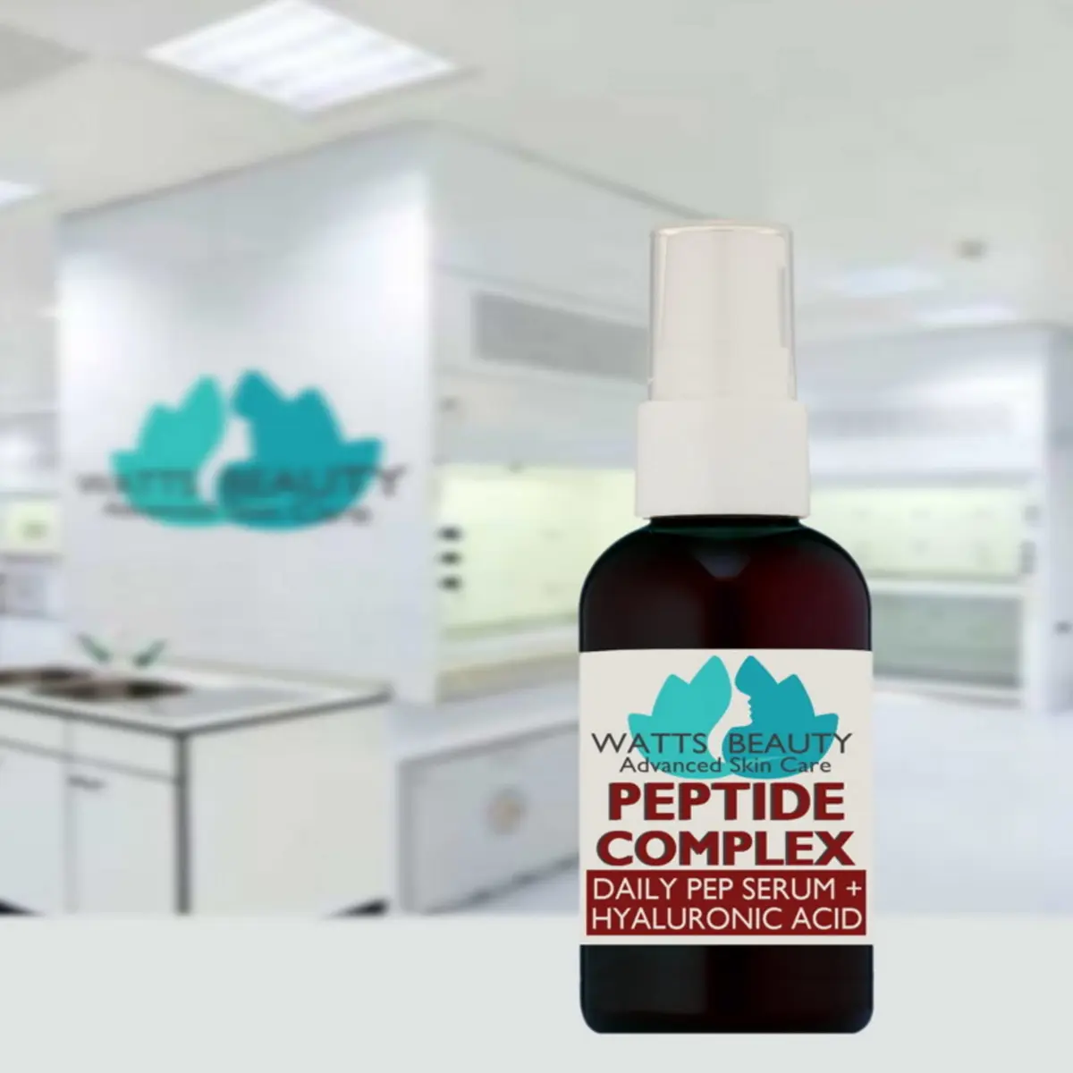 Watts Beauty Multi-Peptide Face Serum 4 oz | Soft Lines & Skin Bounce, All Skin Types - view 5