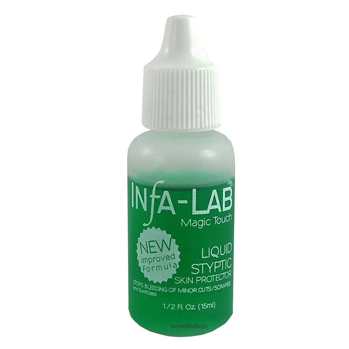 Infalab Magic Touch Liquid Styptic Skin Protector 0.5 Fl Oz | Stops Bleeding Instantly - main product image