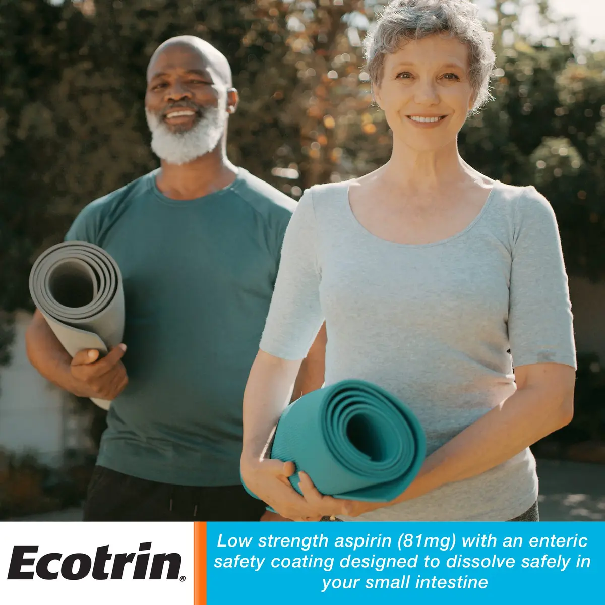 Ecotrin Low Strength Aspirin 81mg | Heart & Stomach Safe, 365 Tablets - view 3