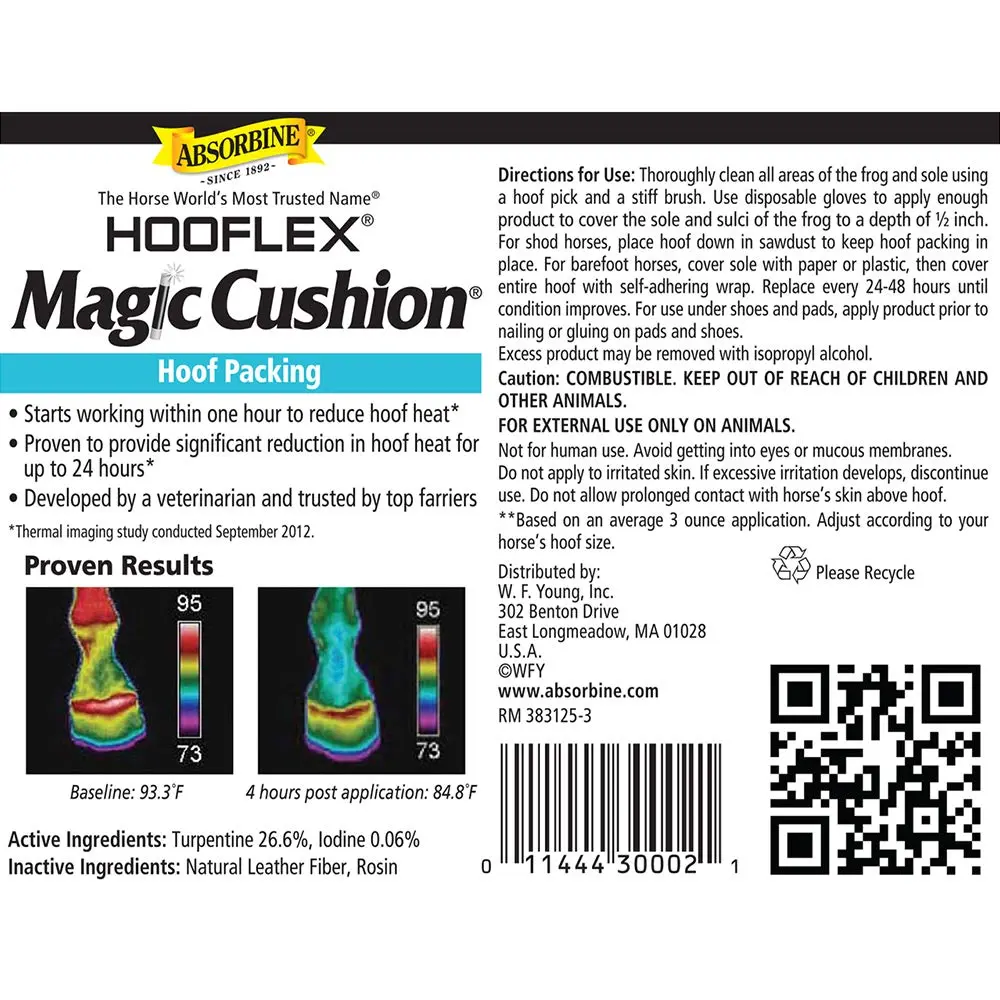 Absorbine Hooflex Magic Cushion Horse Hoof Packing 2 lbs | Fast Relief for Hoof Trauma & Soreness - view 2