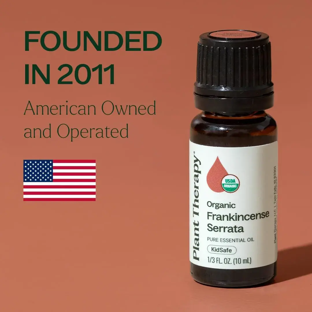 Plant Therapy Organic Frankincense Serrata Essential Oil 10 mL | USDA Certified Organic, Non-GMO - view 6