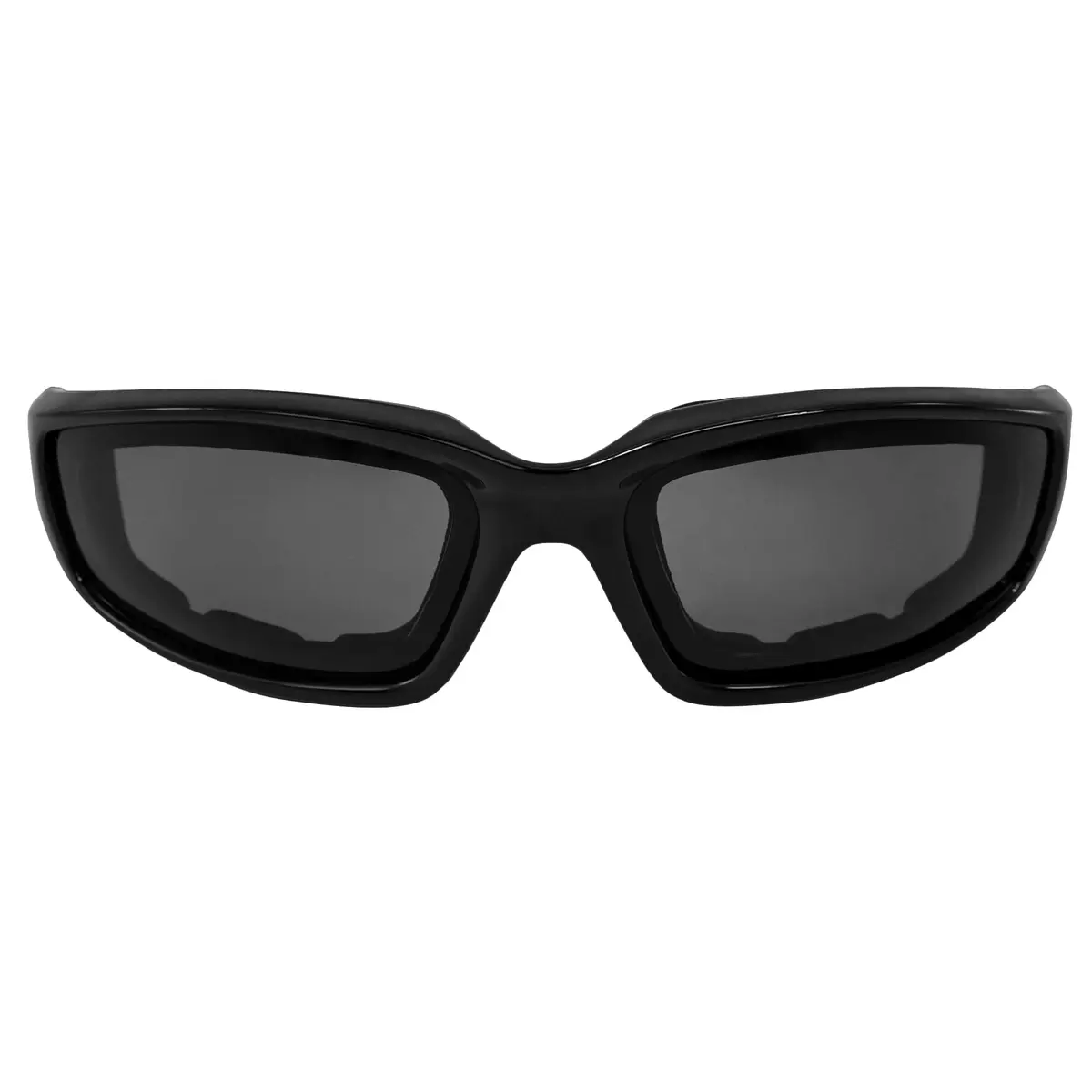 Birdz Eyewear Oriole Padded Motorcycle Goggles (Black Frame/Polarized Smoke Lens) | Shatterproof Polycarbonate - view 2