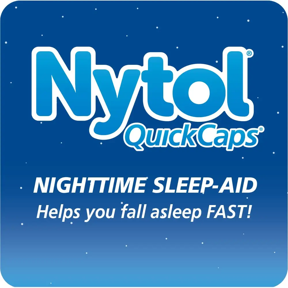 Nytol Nighttime Sleep-Aid Caplets 16 Count | Fast-Acting Diphenhydramine HCl Sleep Support - view 2