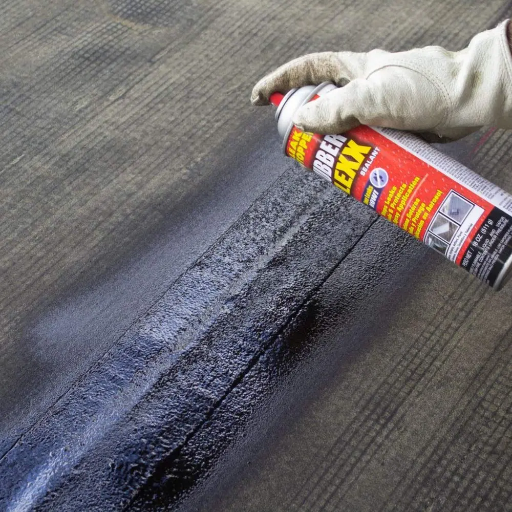 Leak Stopper Rubber Flexx Waterproof Sealant Spray 18oz | Flexible, Quick Repairs - view 5