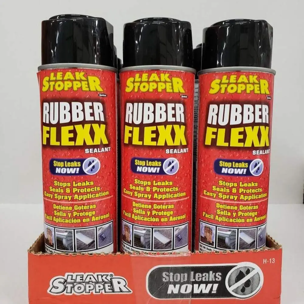 Leak Stopper Rubber Flexx Waterproof Sealant Spray 18oz | Flexible, Quick Repairs - view 7