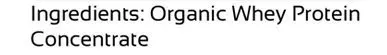 Raw Organic Whey Protein Powder, Grass Fed, Unflavored | 12 oz | 100% USDA Organic, No Fillers, Made in USA - view 5