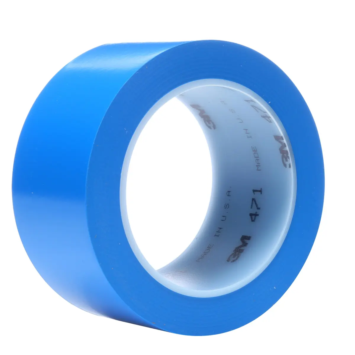 3M Vinyl Tape 471, 7.62 cm x 32.92 m Blue | Durable Floor & Safety Marking Tape - main product image