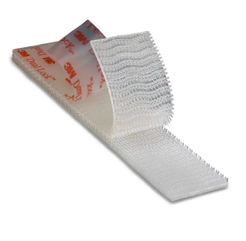 3M Dual Lock Reclosable Fastener SJ3560 Clear 1 inch x 10 ft Roll | Heavy Duty Adhesive Interlocking Tape for Indoor/Outdoor Mounting - view 5