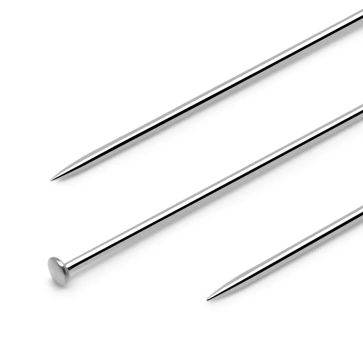Dritz Dressmaker Pins 1-1/16-Inch | 750-Count Nickel-Plated Steel for Medium Fabrics - view 2