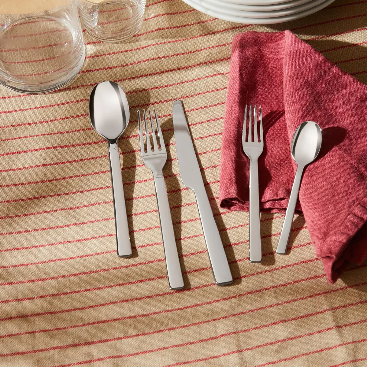 Alessi Ovale 5-Piece Cutlery Set 20 cm (7.87 in) | Designer Ronan & Erwan Bouroullec - view 5