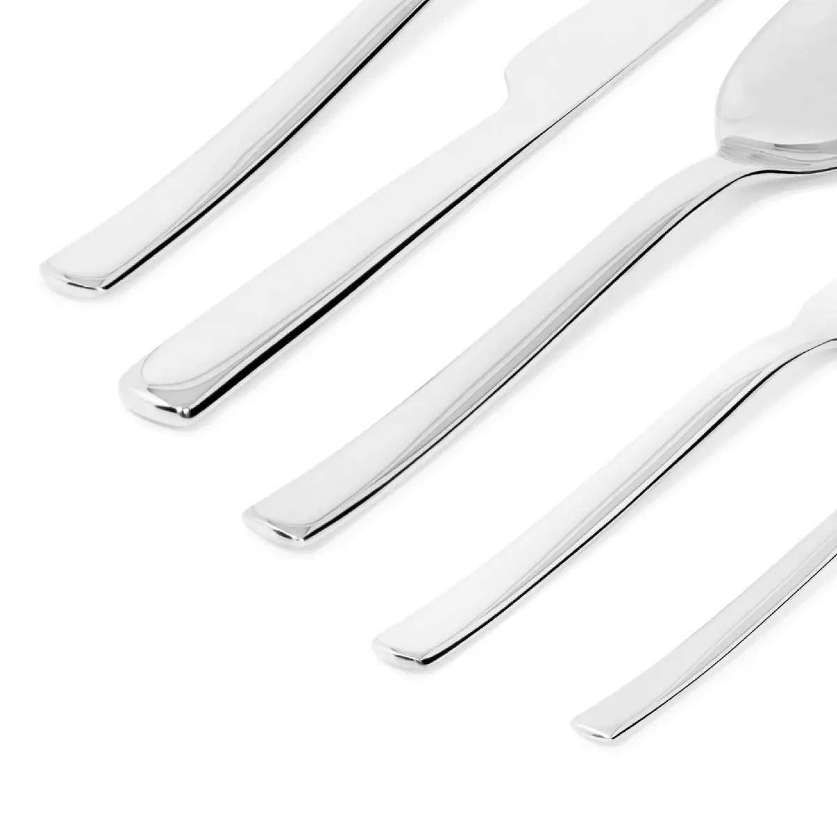 Alessi Ovale 5-Piece Cutlery Set 20 cm (7.87 in) | Designer Ronan & Erwan Bouroullec - view 4