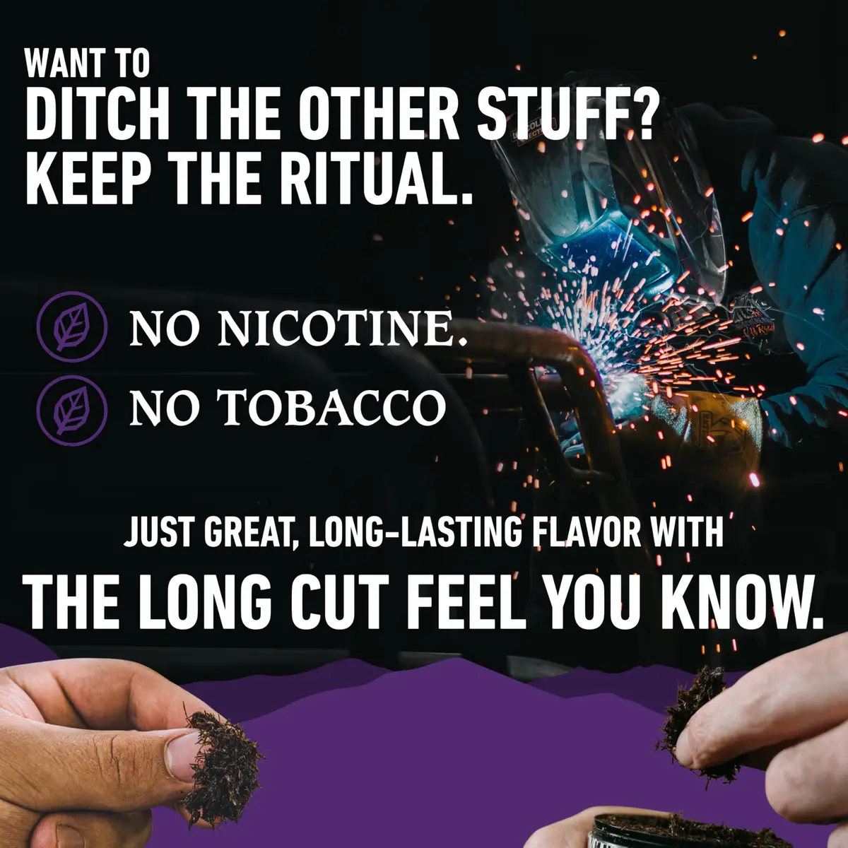 Smokey Mountain Herbal Long Cut Grape, 5 Can Box | Tobacco-Free Nicotine-Free Herbal Snuff - view 6