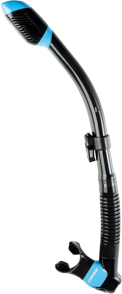 Cressi Supernova Dry Snorkel | Dry Top, Hypoallergenic Silicone, Adult Unisex - main product image