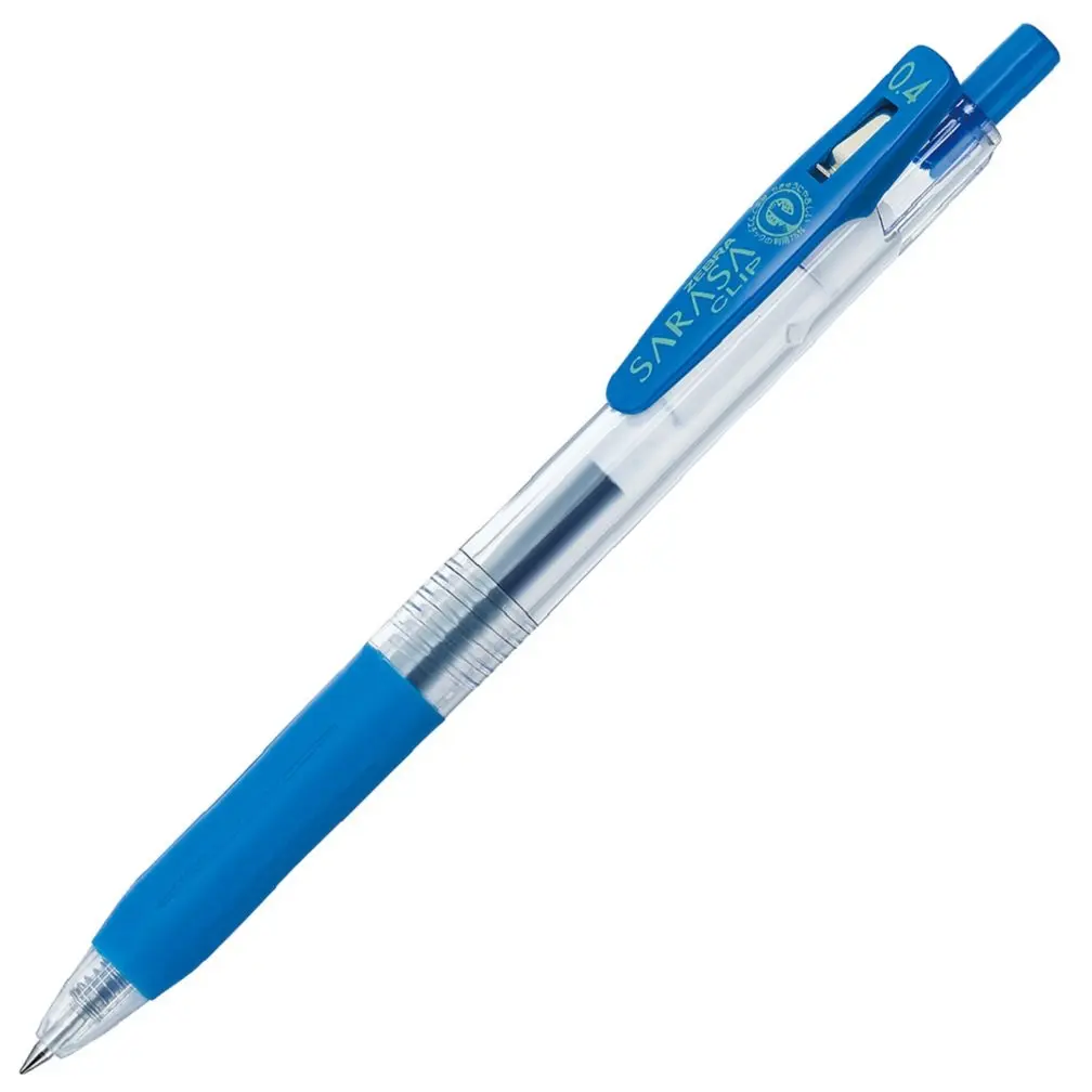 ゼブラ(ZEBRA) Sarasa Clip 0.4 Gel Ballpoint Pen 10 pcs | Water-Resistant Fine Writing - main product image