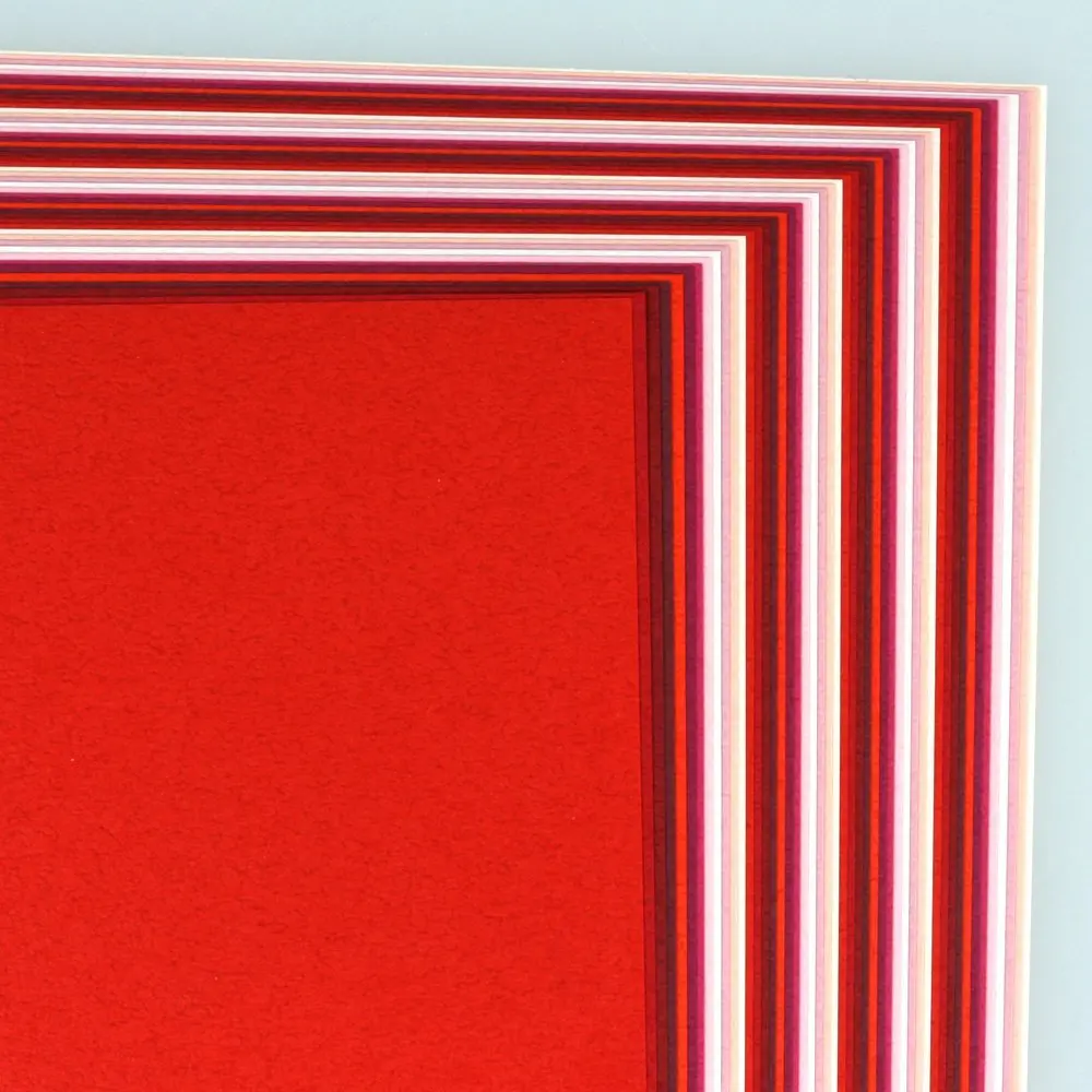 Toyo Tant Reds Origami Paper 15cm | 12 Colors, 48 Sheets for Crafts & Wrapping - view 3