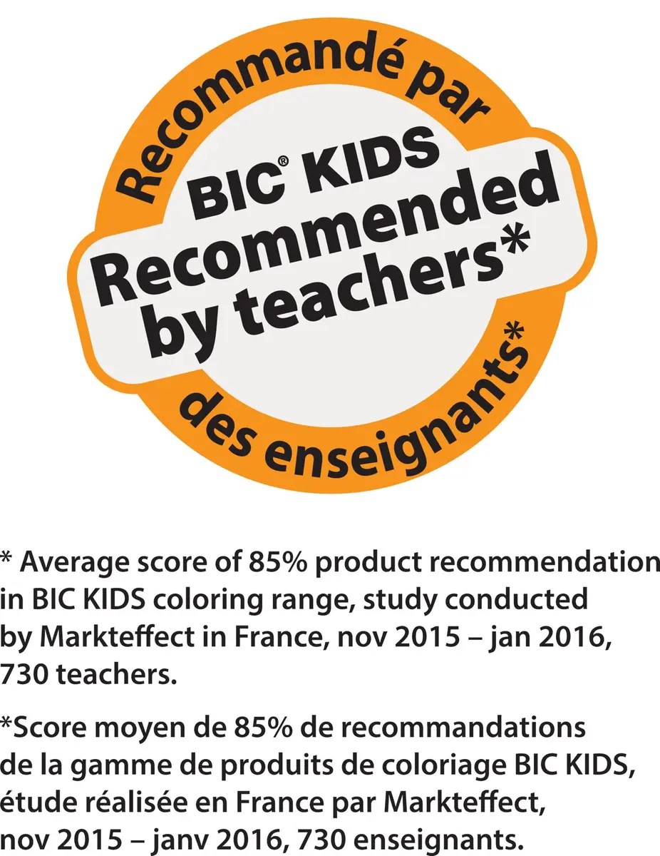 BIC Kids Kid Couleur Baby Colouring Pens 12 Pack | Ultra-Washable, Vibrant & Safe for 1+ - view 8