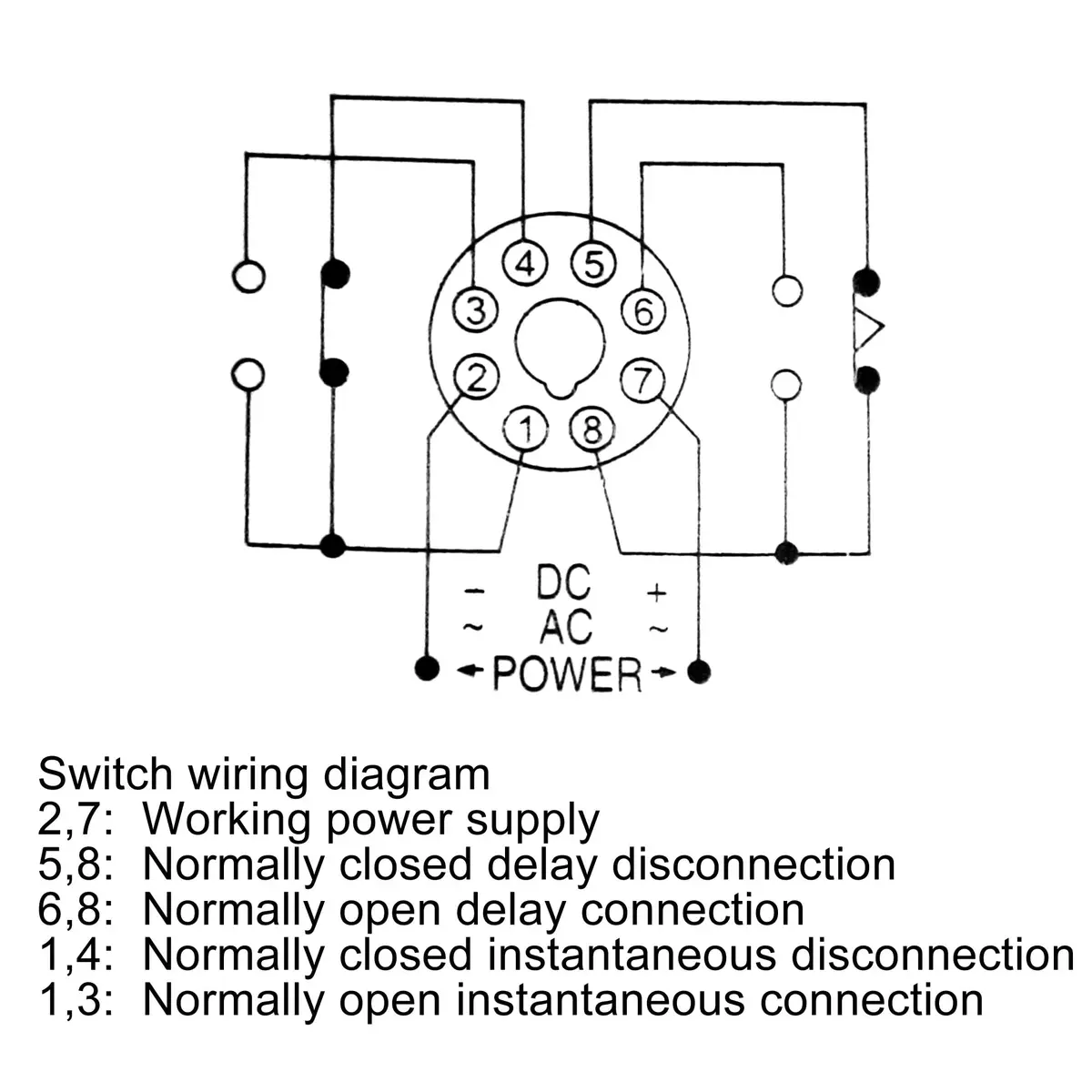 uxcell AC 110V 8P Delay Timer 0-60 Min | Industrial Automation Relay with LED Indicator - view 6