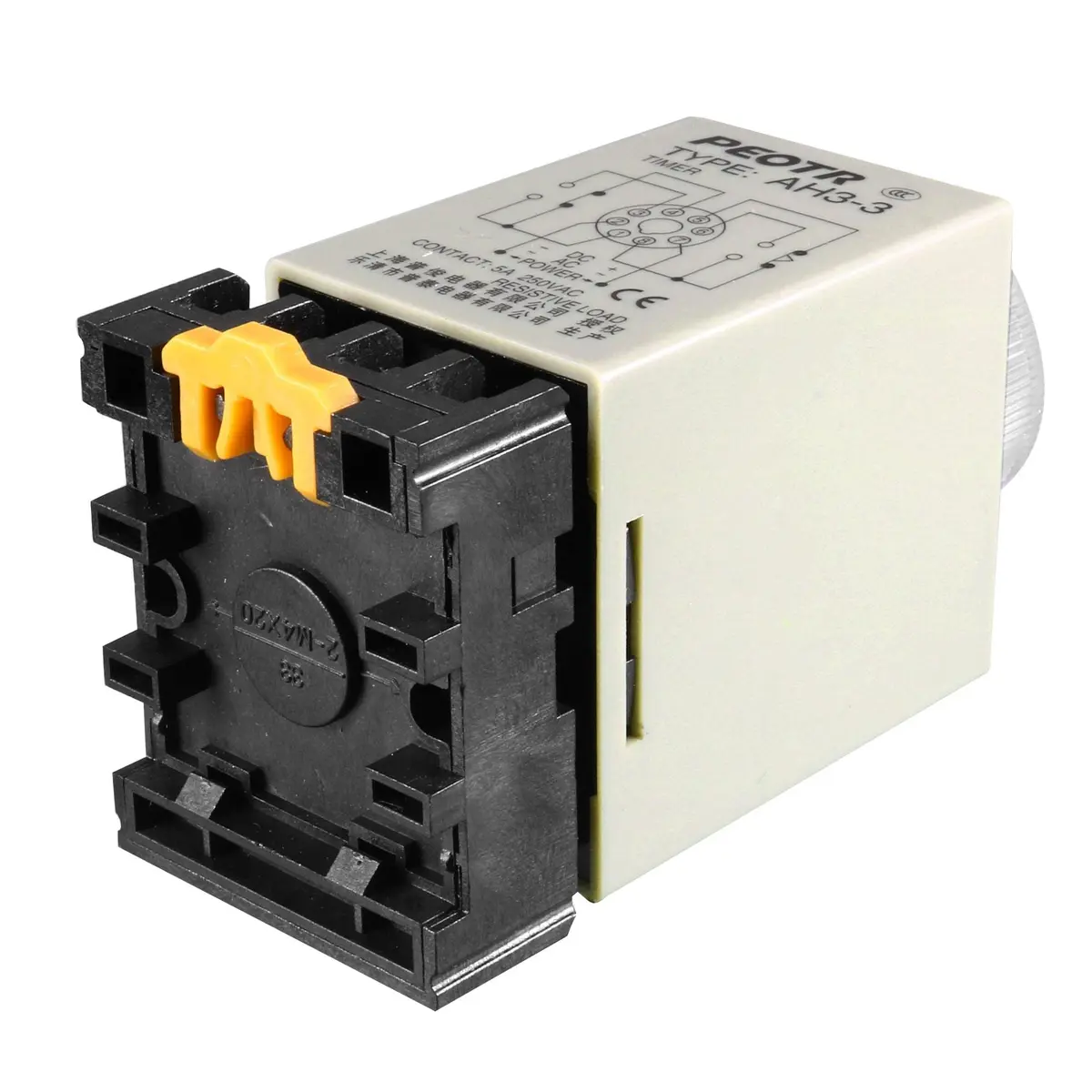 uxcell AC 110V 8P Delay Timer 0-60 Min | Industrial Automation Relay with LED Indicator - view 3