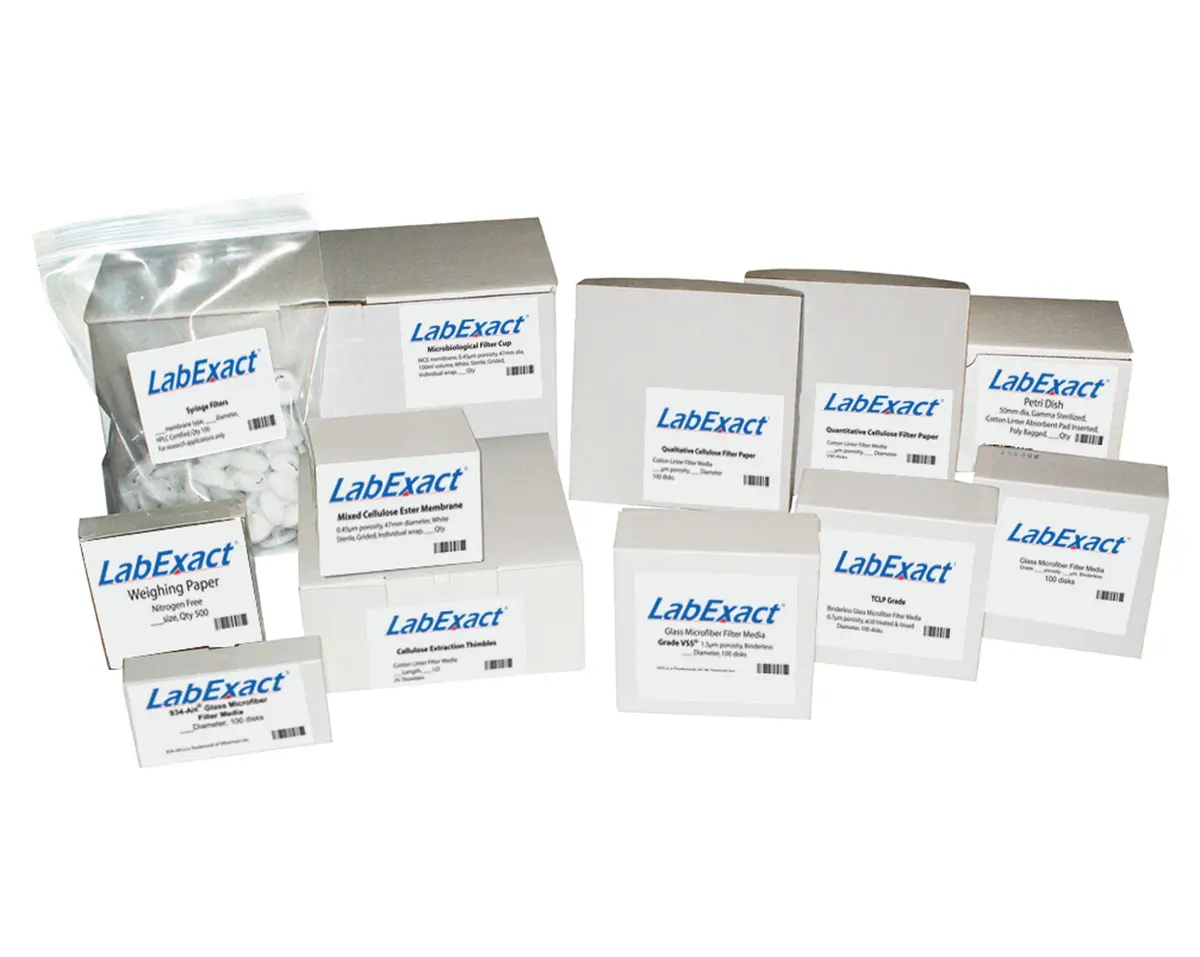 LabExact W44 Cellulose Weighing Paper Sheets 10.16 cm x 10.16 cm (4 x 4 Inches) | Nitrogen-Free, Non-Absorbing, High-Gloss, Pack of 500 - view 2
